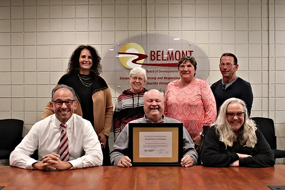 Belmont Disabilities Board Receives Highest Award