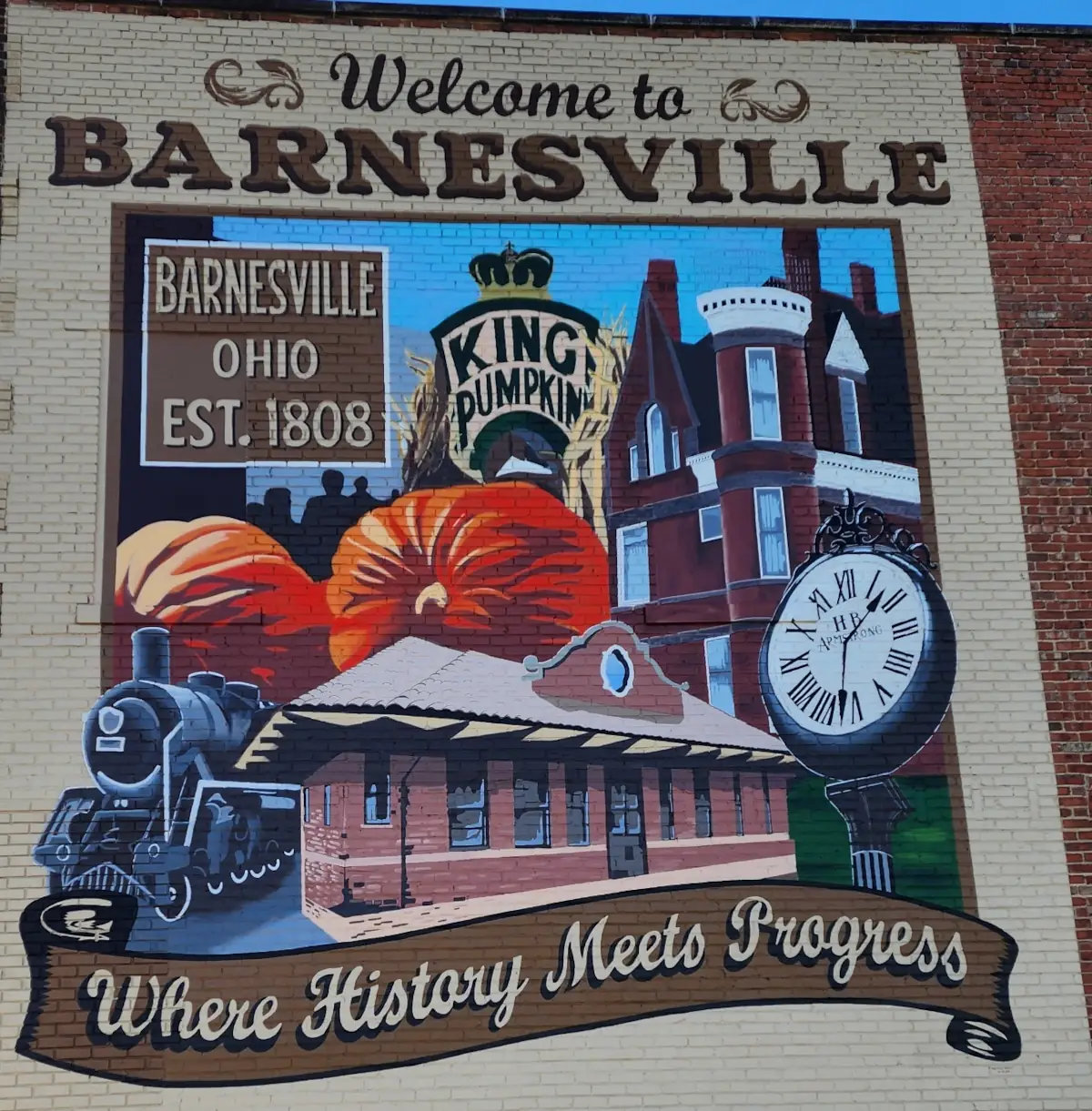 Barnesville’s Welcome Mural Completed