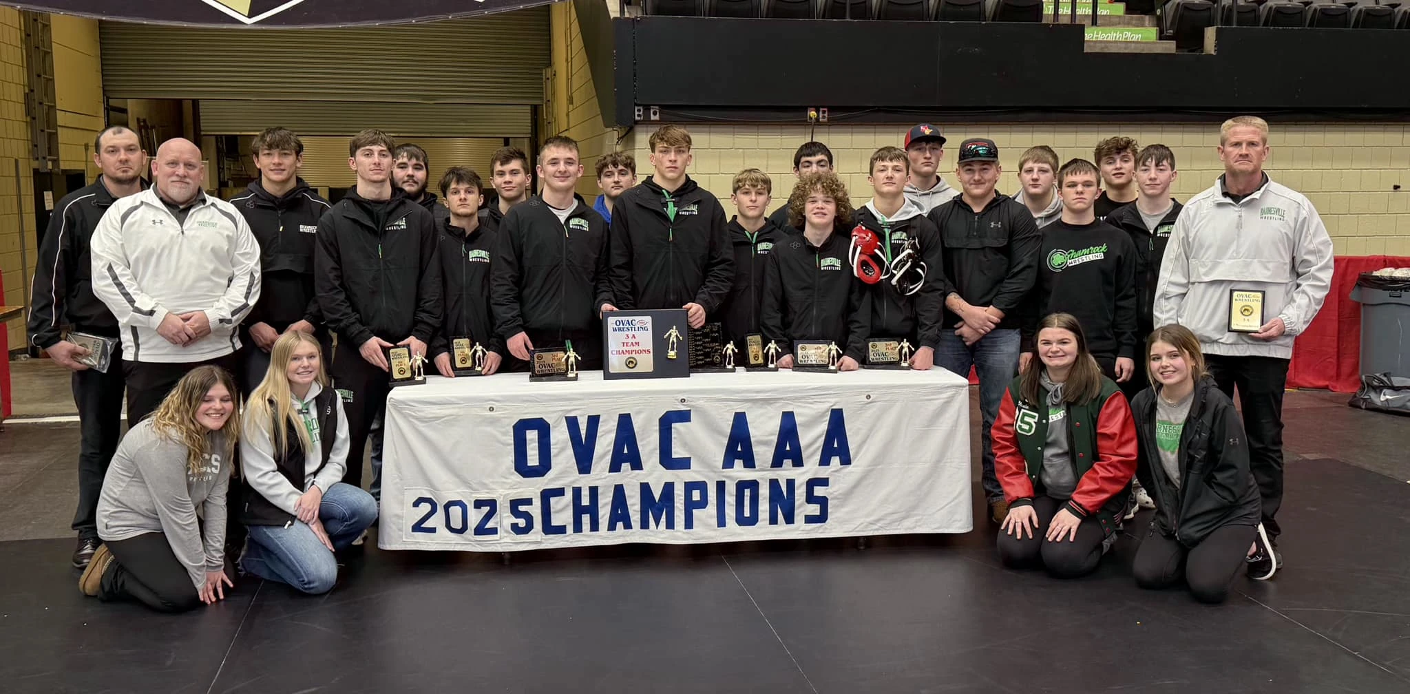 Shamrocks Repeat as OVAC 3A Wrestling Champs