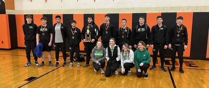 BHS Varsity Wrestlers Take Second Place