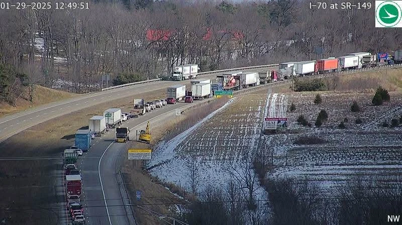 I-70 Guernsey County Accident Claims One, I-70 Belmont County Truck Fire Snarls Traffic