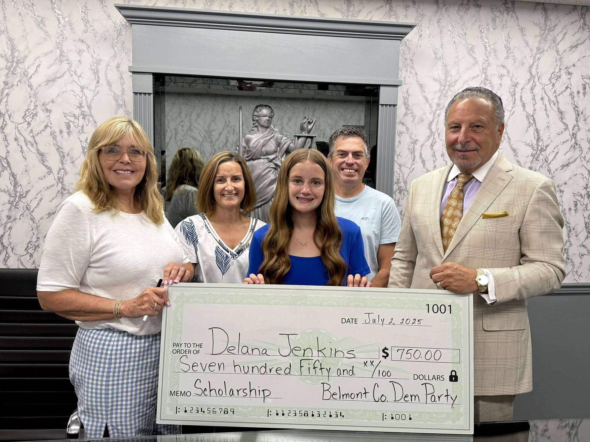 BHS Grad Awarded County Democratic Party Scholarship