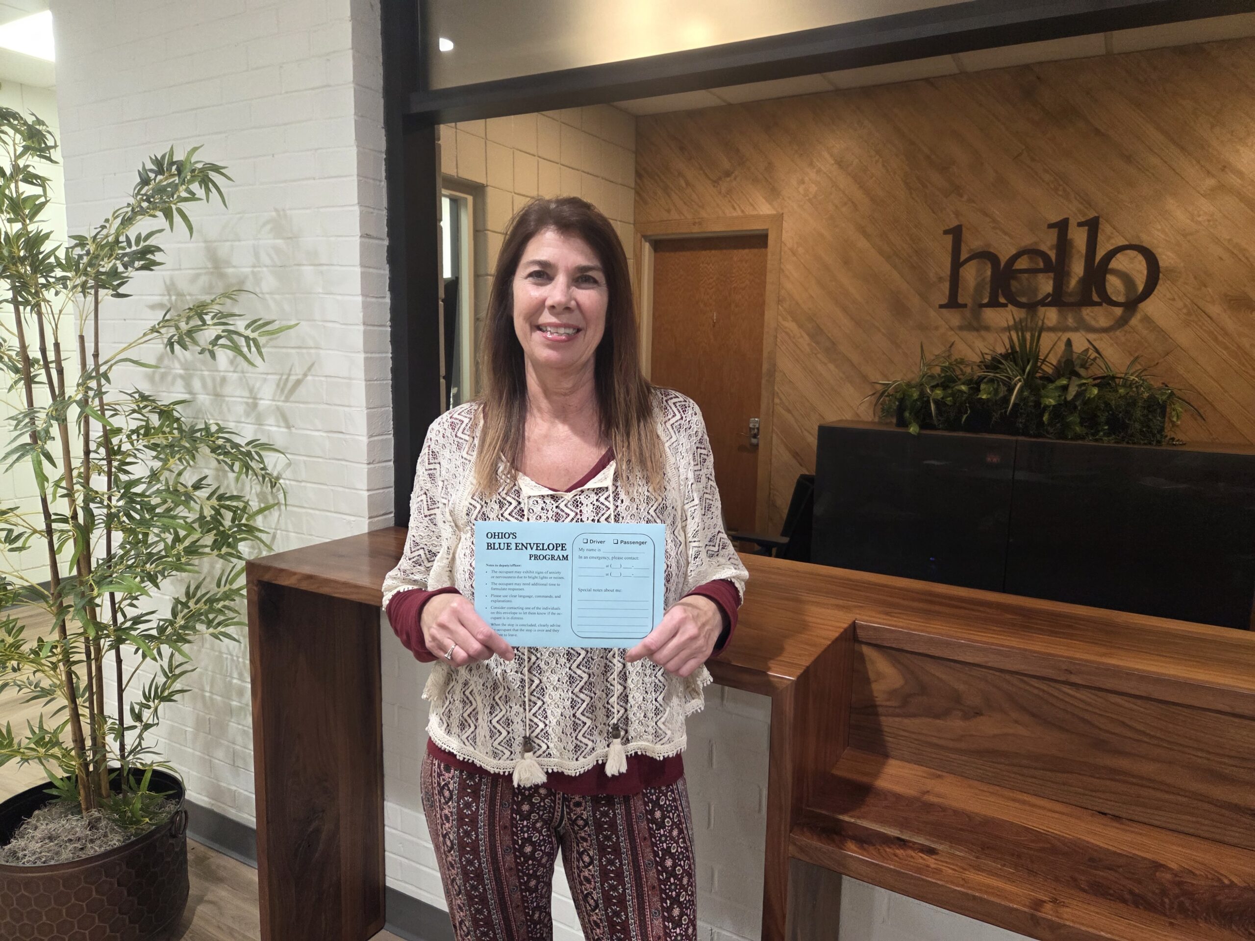 Blue Envelope Initiative Promotes Safety and Understanding