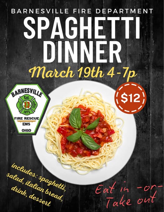 Barnesville Fire Department Spaghetti Dinner