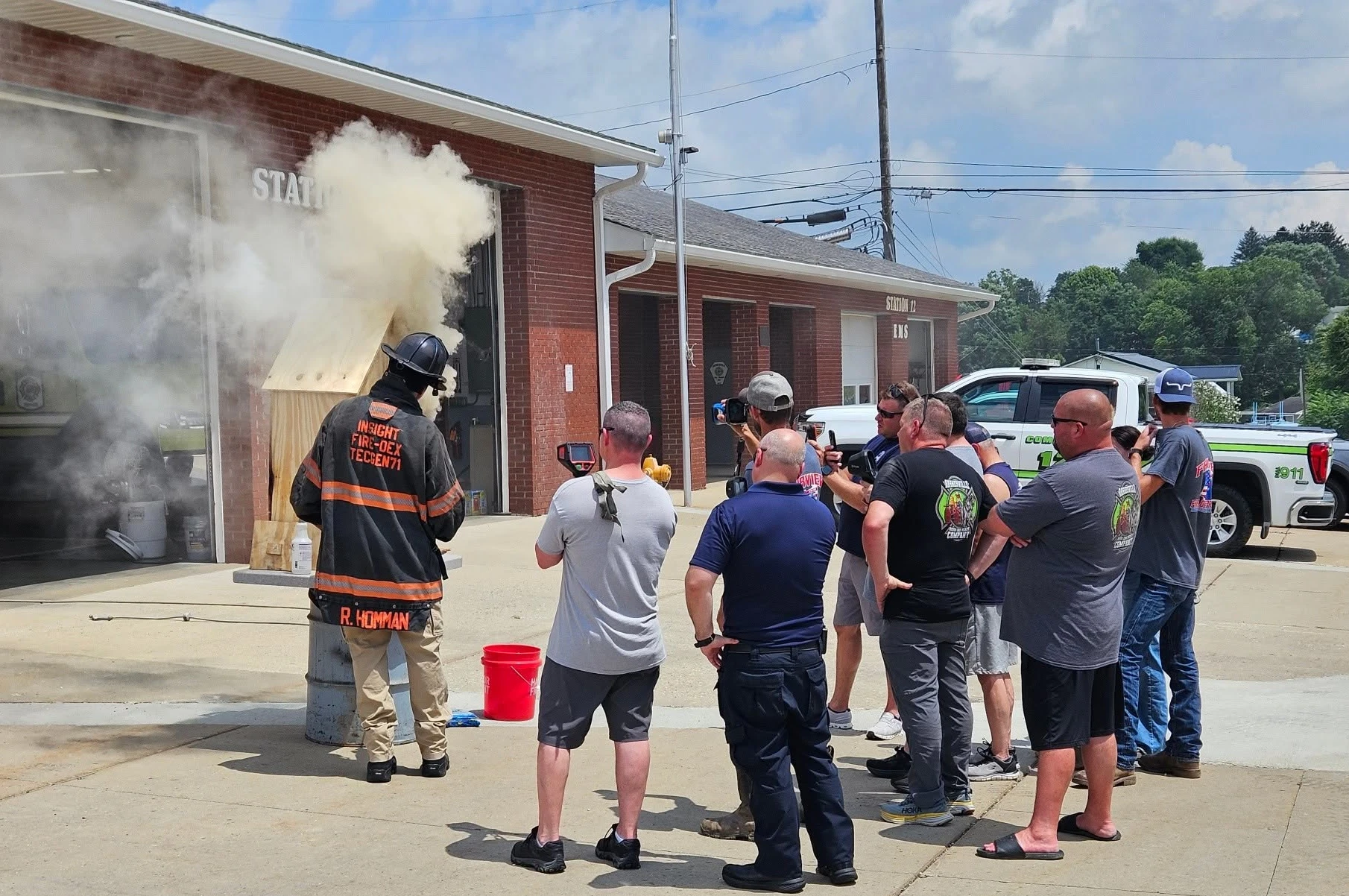 Barnesville, Fairview Fire Personnel Train