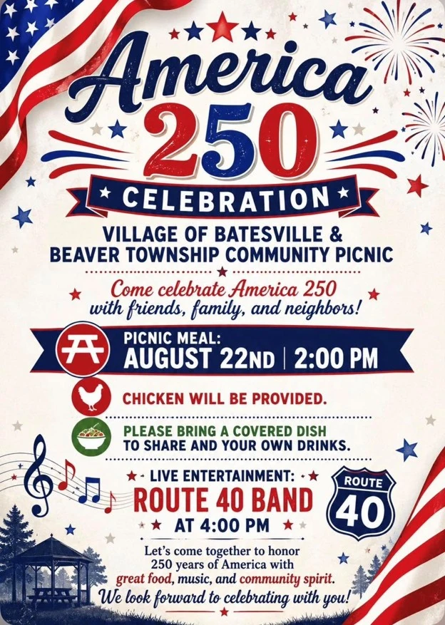 Batesville, Beaver Twp. America 250 Community Picnic