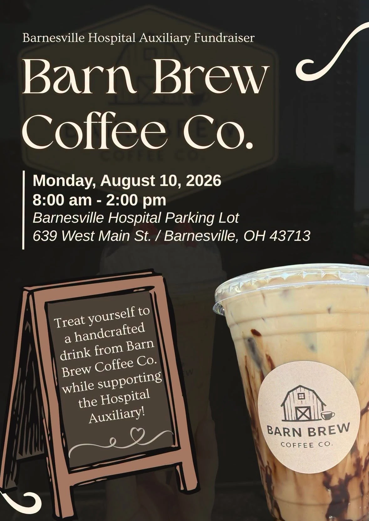 Hospital Auxiliary Fundraiser Features Barn Brew Coffee
