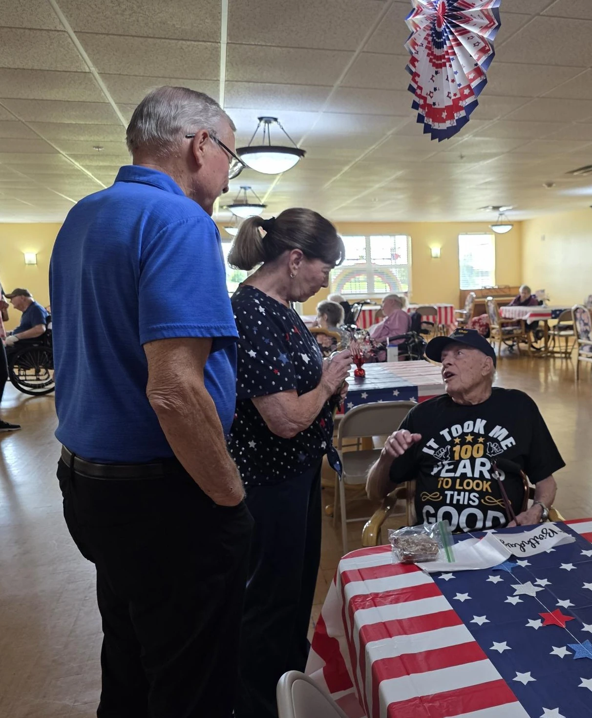 Centenarian Showered with Affection and Gratitude