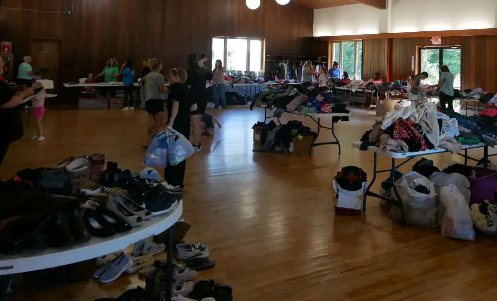 Barnesville PTA Holds First Clothing Drive