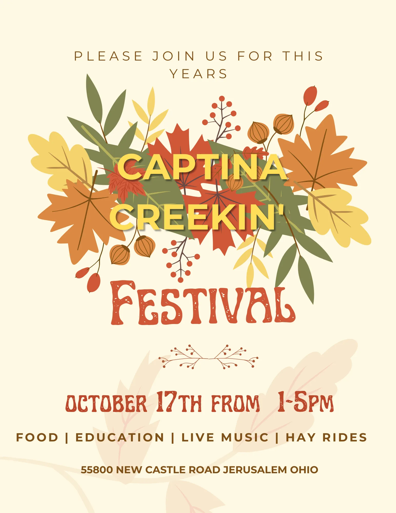 Captina Creekin’ Festival