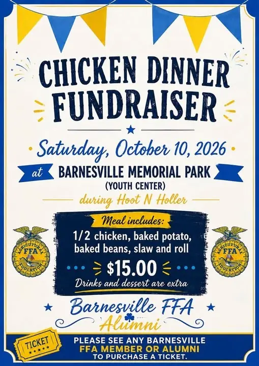 Hoot N Holler Chicken Dinner Fundraiser