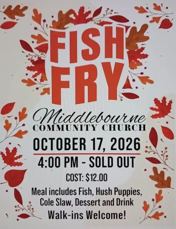 Middlebourne Community Church Fish Fry