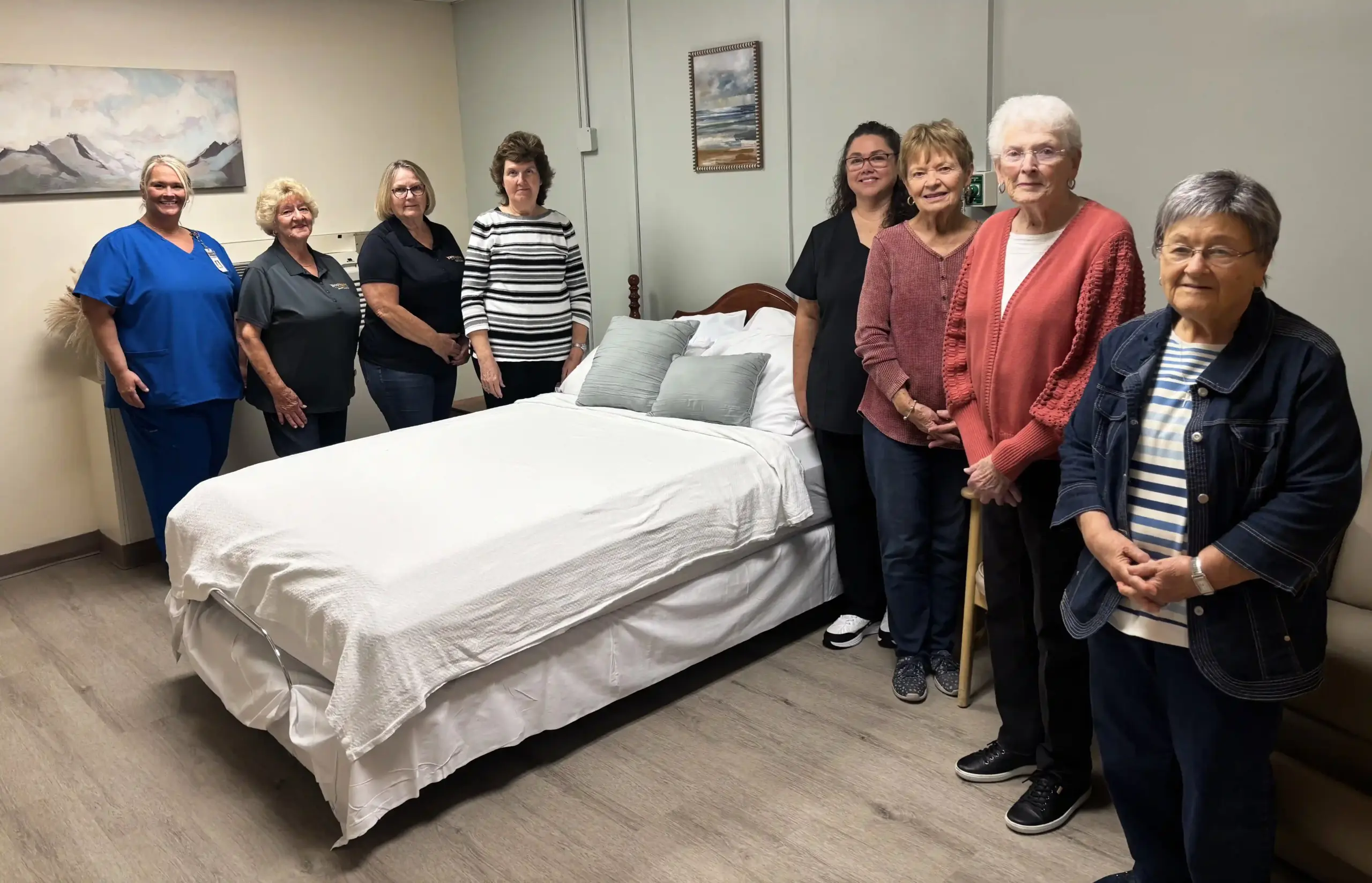 Hospital Auxiliary Supports Sleep Lab Room Refresh