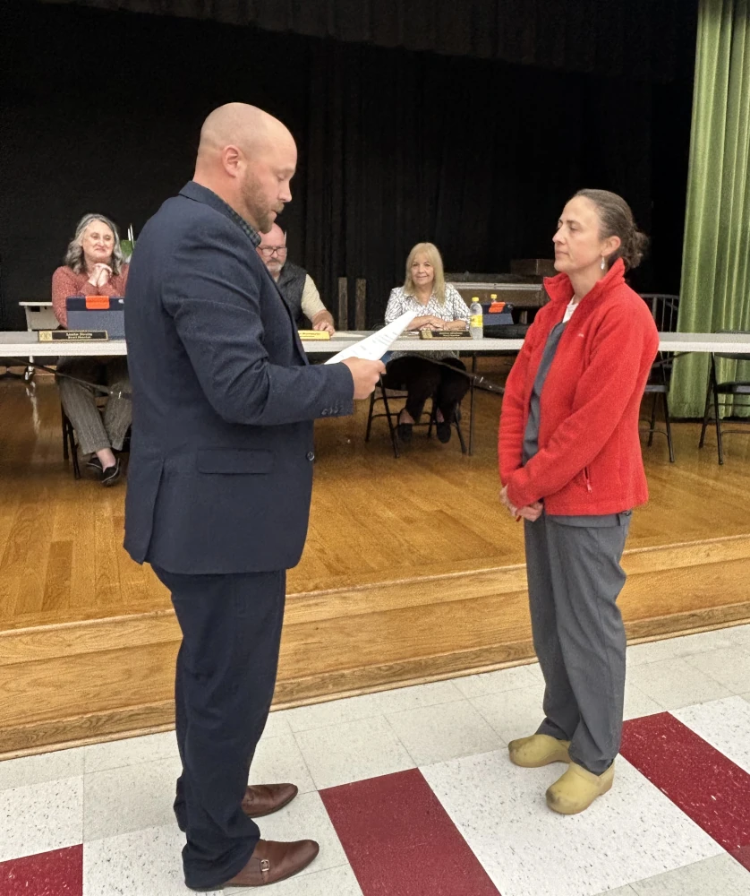 Stephen Sworn in as New School Board Member