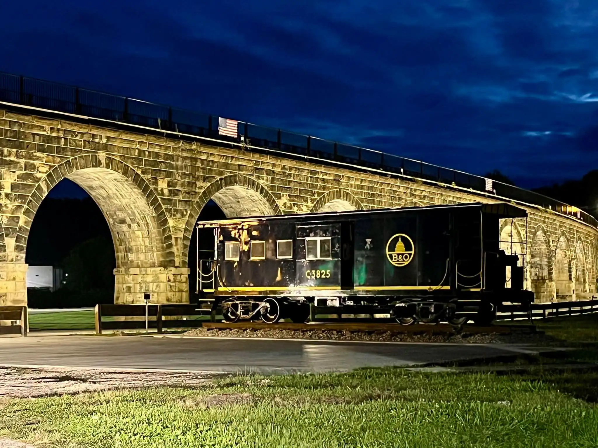 Bellaire Caboose Dedication
