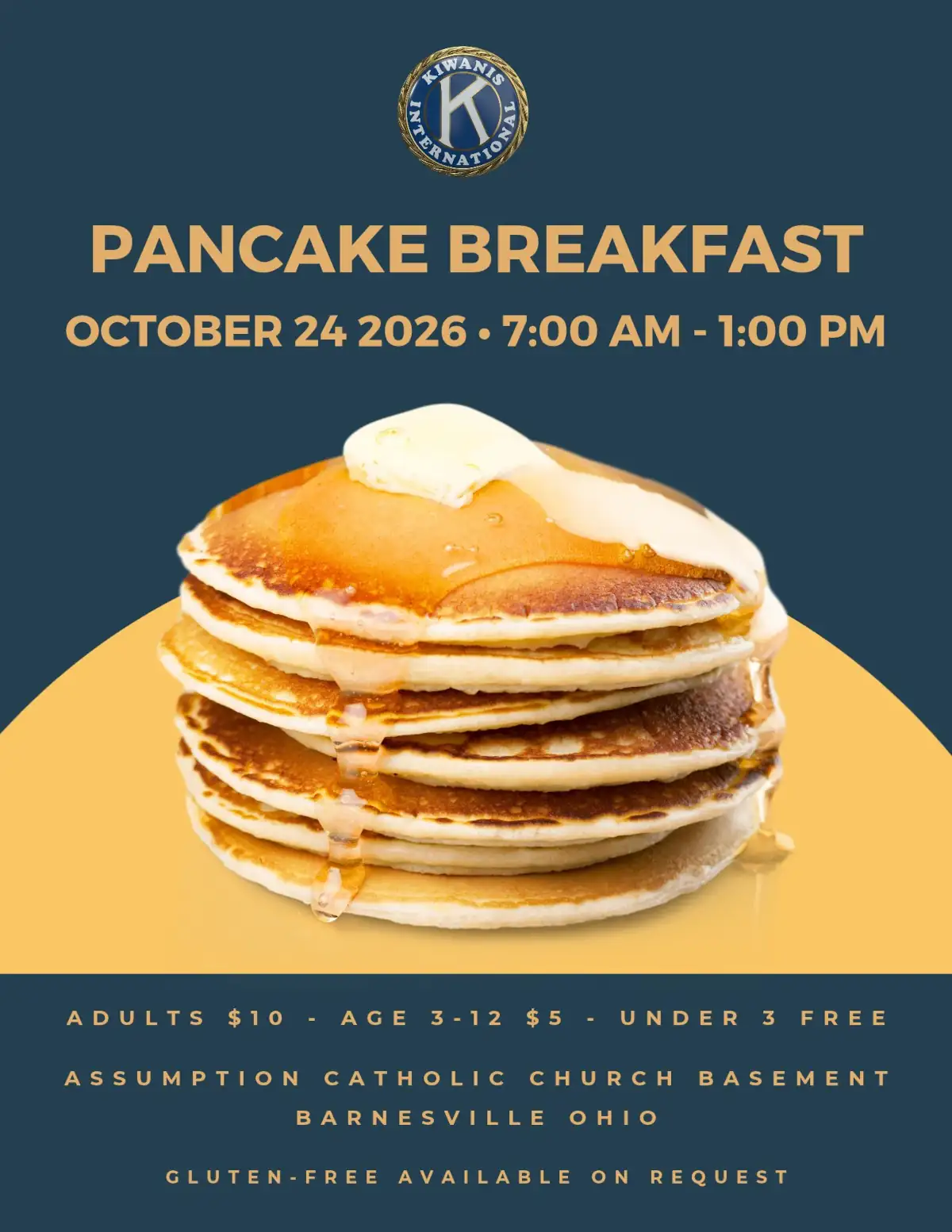 Annual Pancake Breakfast Planned